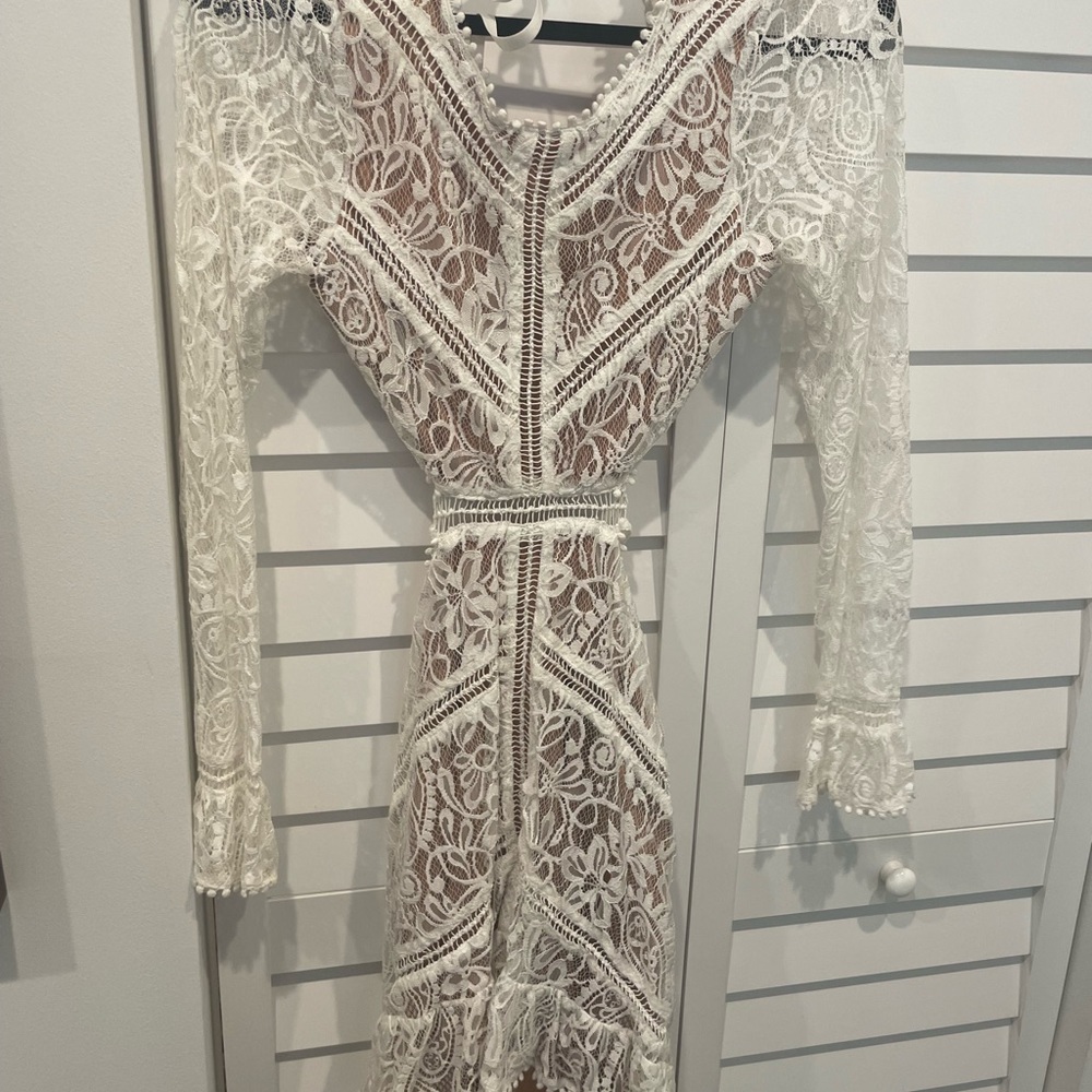 For love and lemons white lace dress